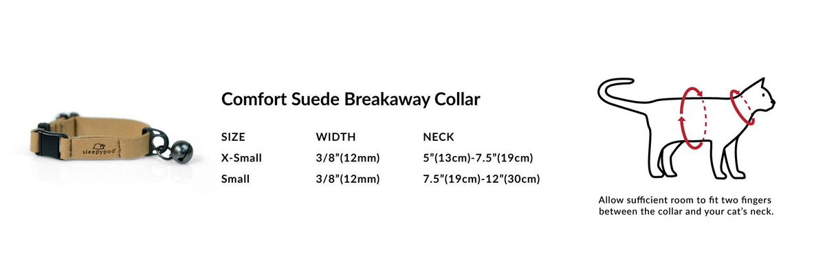 Comfort Suede Breakaway Collar