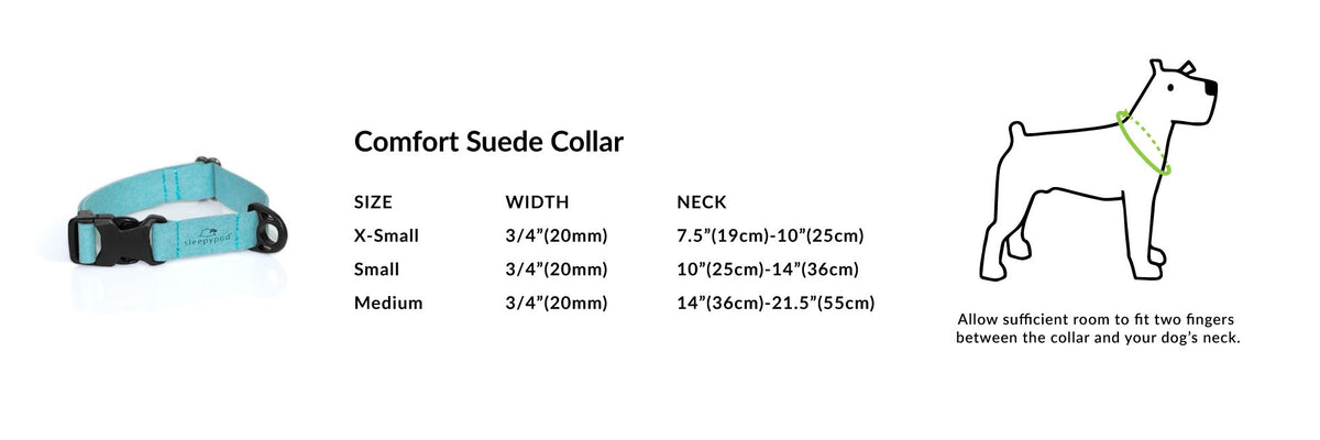Comfort Suede Dog Collar