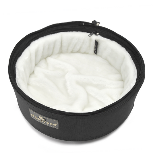 Sleepypod Mini - White Ultra Plush Bedding