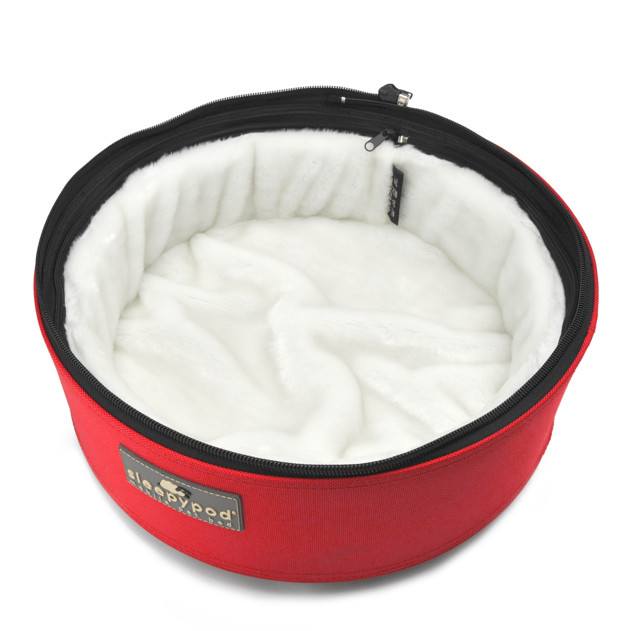 Sleepypod Mini - White Ultra Plush Bedding