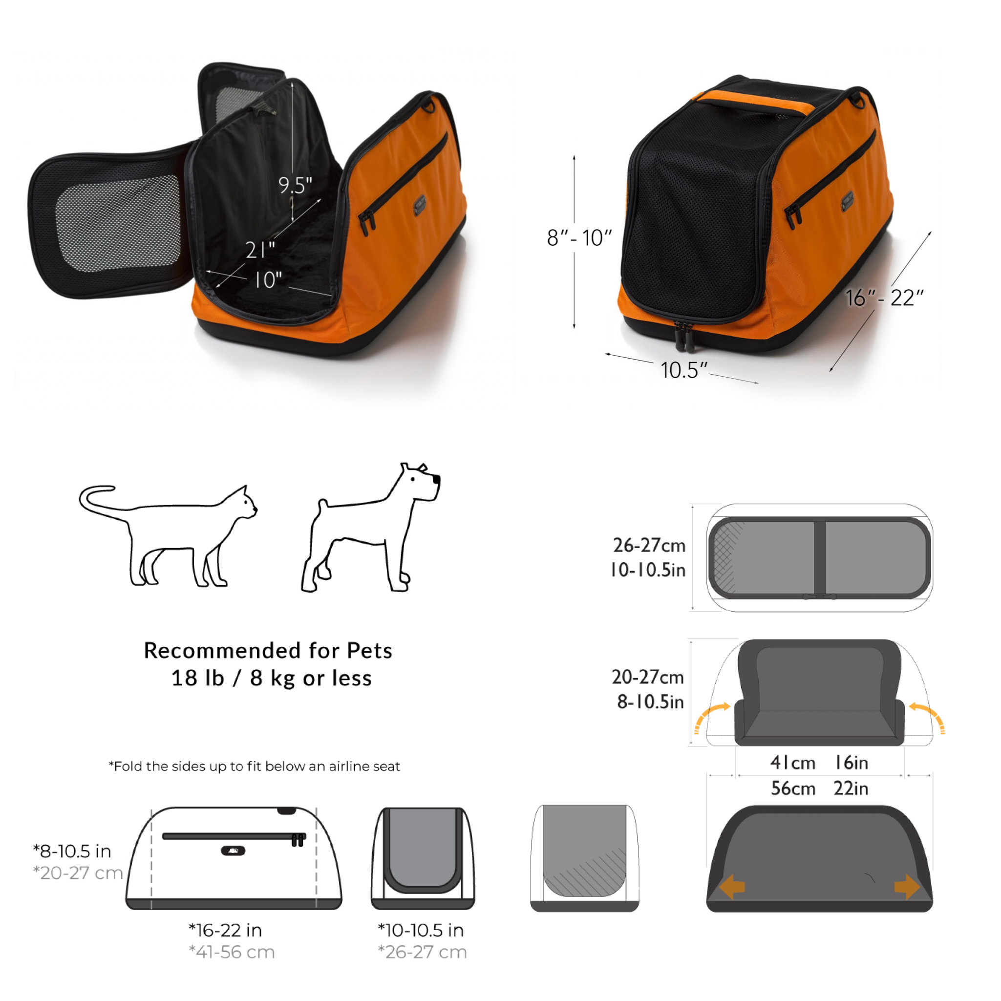 Sleepypod Air - Airline Approved Pet Carrier for Dogs and Cats Sleepypod Air - Airline Approved Pet Carrier for Dogs and Cats