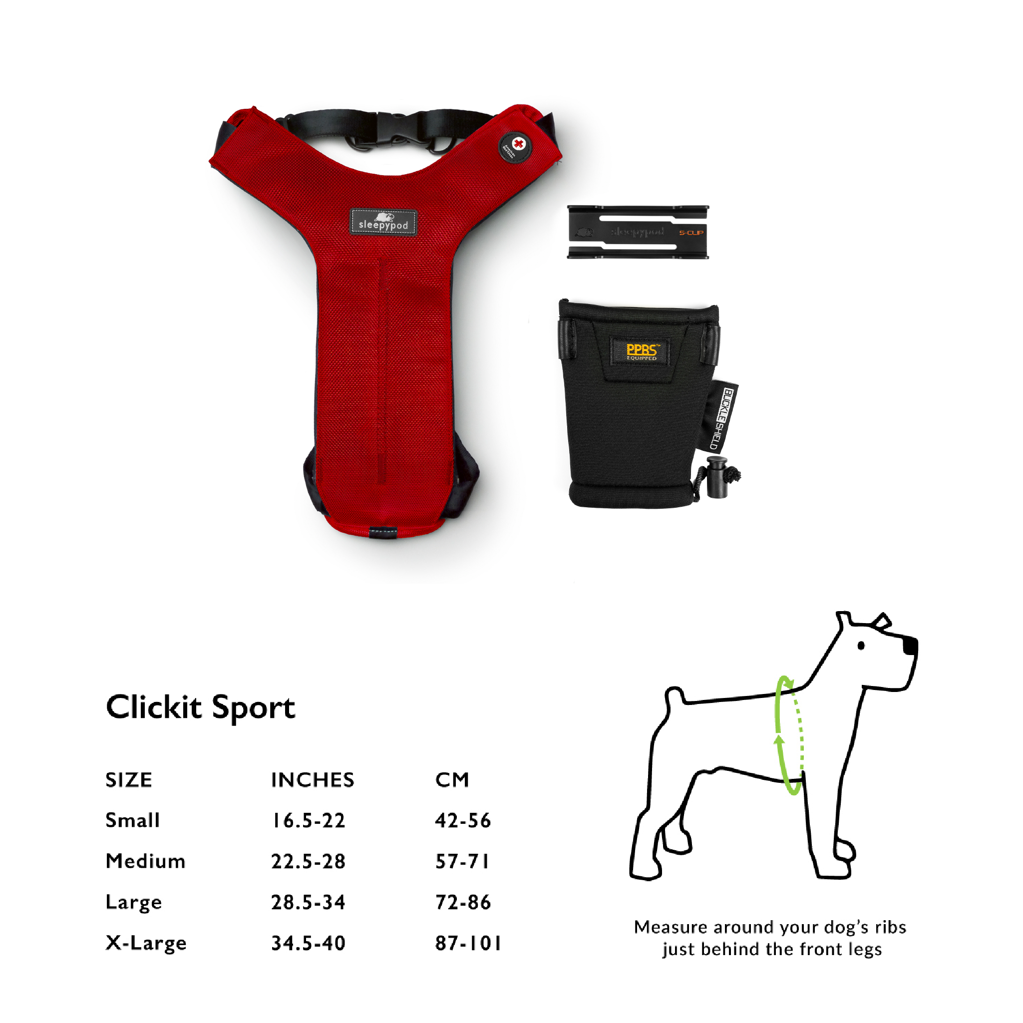 Clickit Sport Plus car harness American Red Cross edition