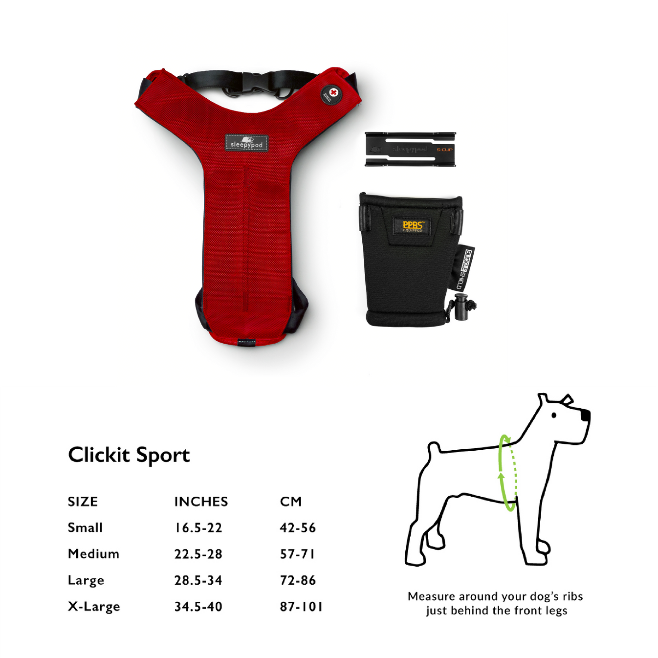 Clickit Sport Plus car harness American Red Cross edition Sleepypod